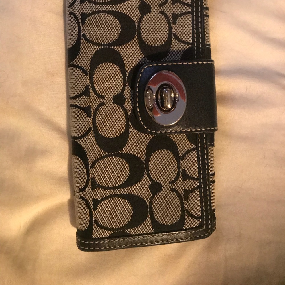 Authentic coach wallet